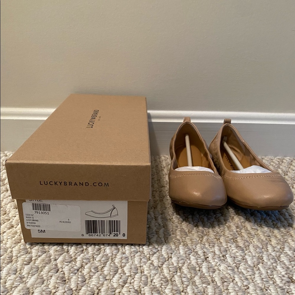 Brand New Lucky Brand Size 5 Ballet Flats